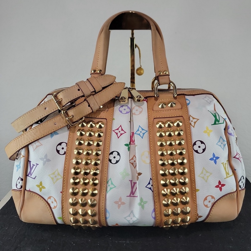 •LOUIS VUITTON • Monogram Multicolor Courtney MM bag